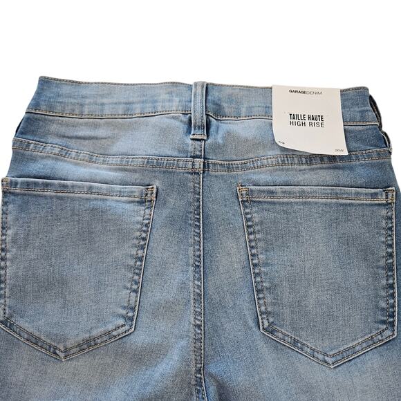 Garage Women's Denim High Rise Jegging Jean Distressed Hem Size 3 NWT - Picture 7 of 10